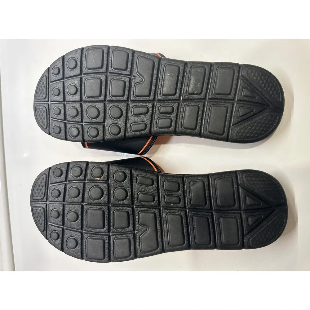 Oregon State Beavers Comfort Plus Slide Sandals Orange Black Youth‎ Size 5/6